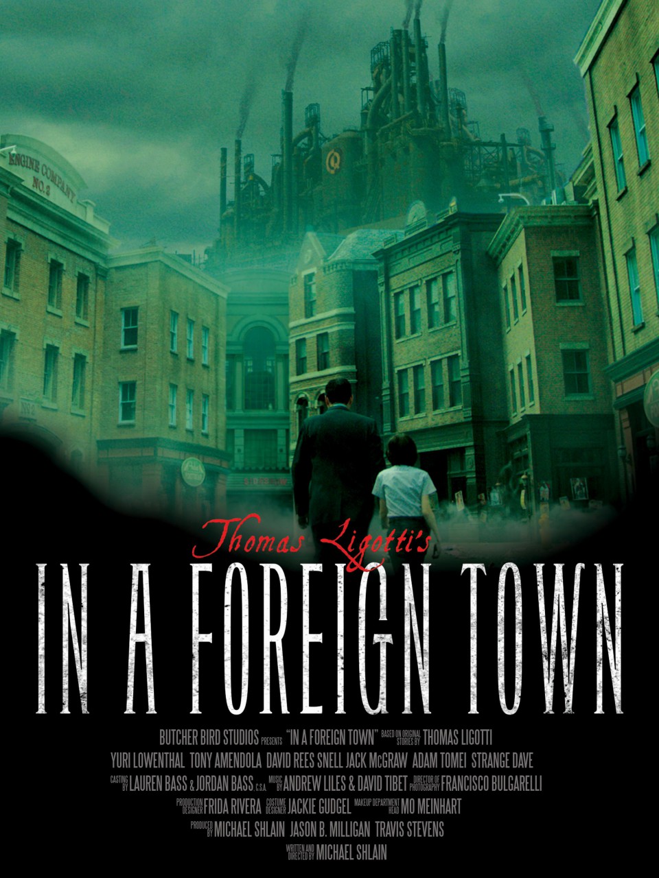 In a foreign town