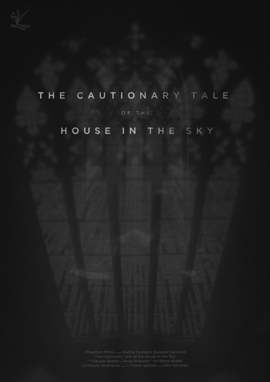Poster The cautionary tale of the house in the sky